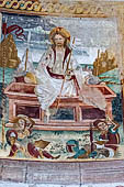 Castiglione Olona - chiesa del Corpo di Cristo (chiesa 'di Villa'), dettaglio dell'affresco dell'abside. 